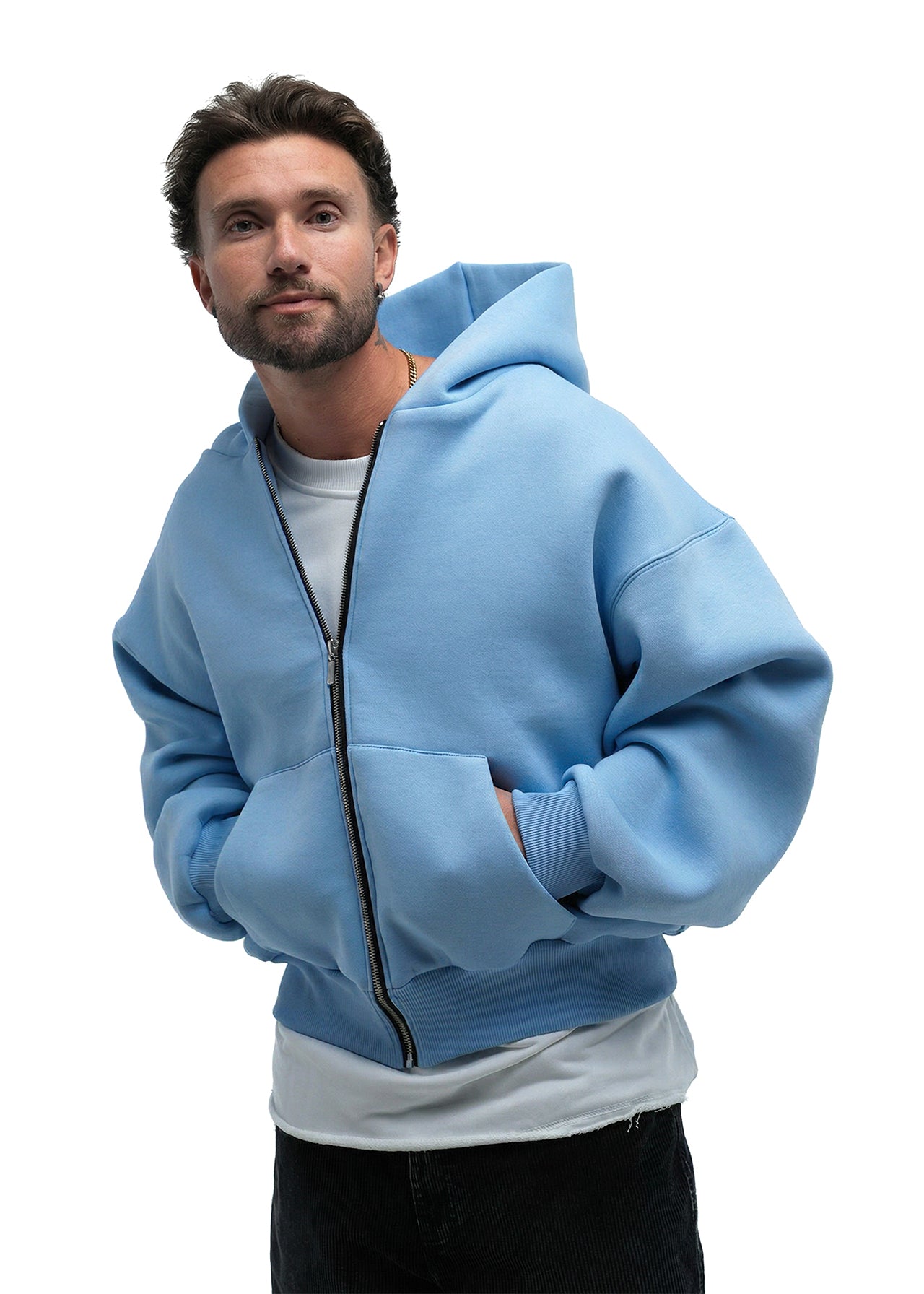 The One zip hoodie — Blue