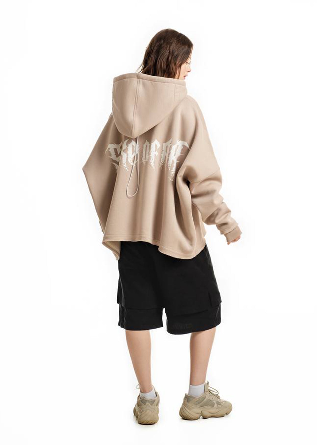 SAKE OF ART Grunge Hoodie —   Бежевий