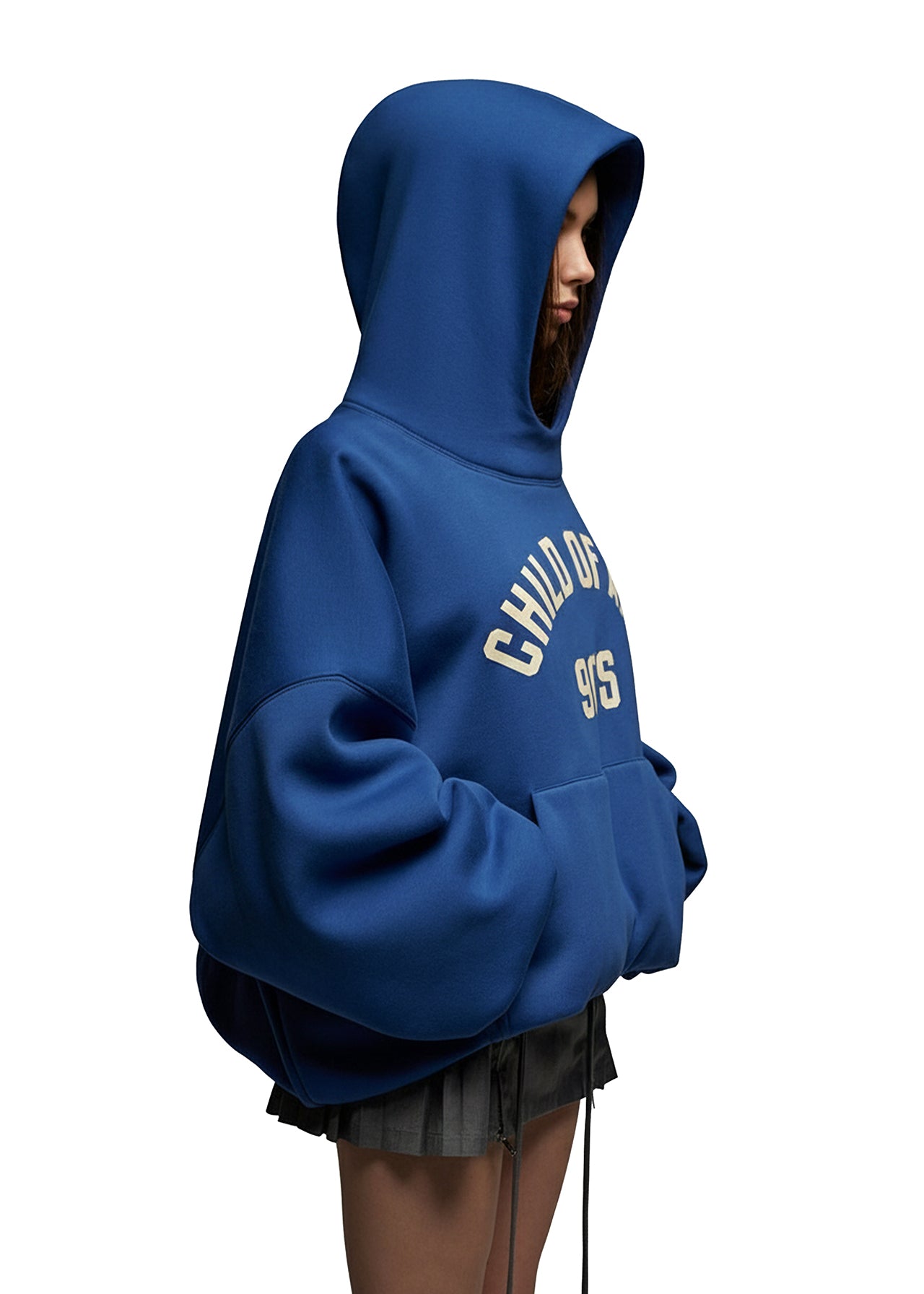 CHILD OF ART 90’s Hoodie — Синє