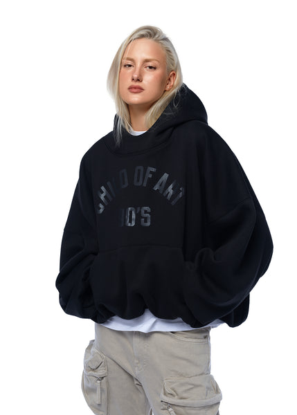 CHILD OF ART 90's Hoodie — Чорне – Sake of Art